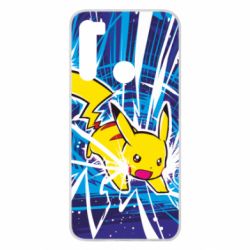 Чохол для Xiaomi Redmi Note 8 Pikachu and lightning - PrintSalon