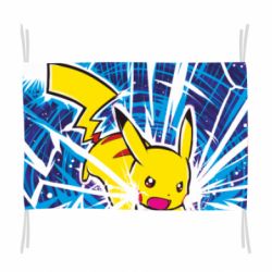 Прапор Pikachu and lightning - PrintSalon