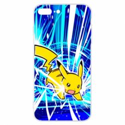 Чохол для iPhone 8 Plus Pikachu and lightning - PrintSalon