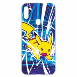 Чохол для Samsung A11 / M11 Pikachu and lightning - PrintSalon