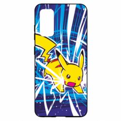 Чохол для Samsung S20 Pikachu and lightning - PrintSalon