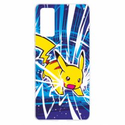 Чохол для Samsung S20 FE Pikachu and lightning - PrintSalon