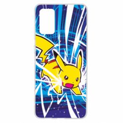 Чохол для Samsung S20+ Pikachu and lightning - PrintSalon