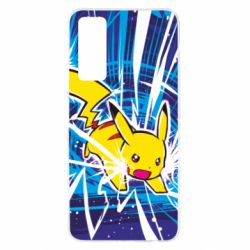 Чохол для Huawei P Smart 2021 Pikachu and lightning - PrintSalon