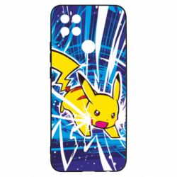 Чохол для Oppo A15s / A15 Pikachu and lightning - PrintSalon