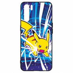 Чохол для Oppo A91 / Reno3Pikachu and lightning - PrintSalon