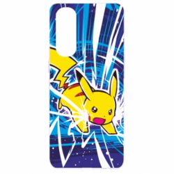 Чохол для Oppo Reno 4 Pro Pikachu and lightning - PrintSalon
