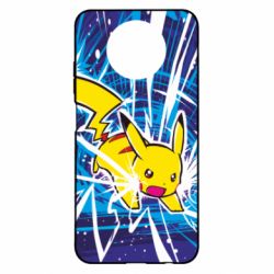 Чохол для Xiaomi Redmi Note 9 5G/Redmi Note 9T Pikachu and lightning - PrintSalon