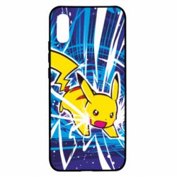 Чохол для Xiaomi Redmi 9a Pikachu and lightning - PrintSalon