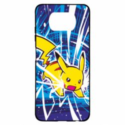 Чохол для Xiaomi Poco X3 Pikachu and lightning - PrintSalon