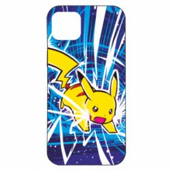 Чохол для iPhone 14 Plus Pikachu and lightning - PrintSalon