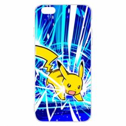 Чохол для iPhone 6 Plus/6S Plus Pikachu and lightning - PrintSalon