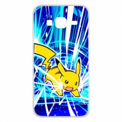 Чохол для Samsung J3 2016 Pikachu and lightning - PrintSalon