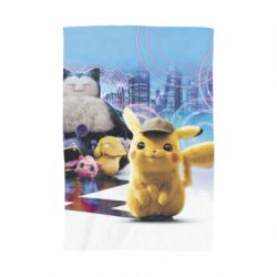 Полотенце с принтом Pikachu and Pokemon movie - PrintSalon