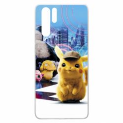 Чехол для Huawei P30 Pro Pikachu and Pokemon movie - PrintSalon