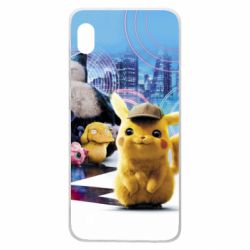 Чехол для Samsung A10 Pikachu and Pokemon movie - PrintSalon