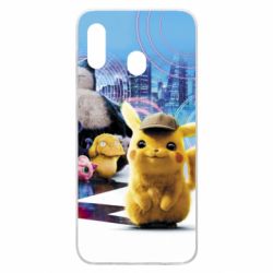 Чехол для Samsung A20 Pikachu and Pokemon movie - PrintSalon