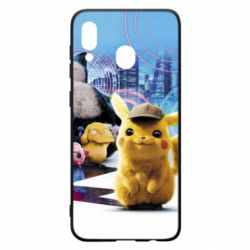 Чехол для Samsung A30 Pikachu and Pokemon movie - PrintSalon