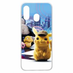 Чехол для Samsung A40 Pikachu and Pokemon movie - PrintSalon