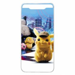 Чехол для Samsung A80 Pikachu and Pokemon movie