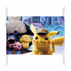Флаг Pikachu and Pokemon movie - PrintSalon