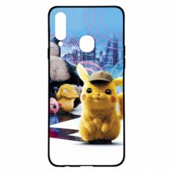 Чехол для Samsung A20s Pikachu and Pokemon movie - PrintSalon