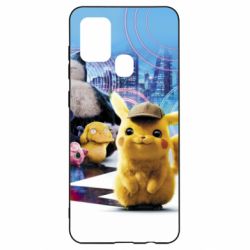 Чехол для Samsung A21s Pikachu and Pokemon movie - PrintSalon