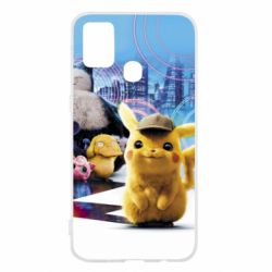 Чехол для Samsung M31 Pikachu and Pokemon movie - PrintSalon