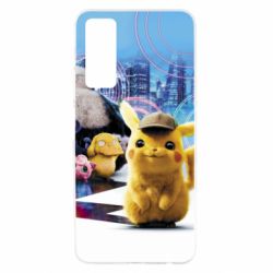 Чехол для Huawei P Smart 2021 Pikachu and Pokemon movie - PrintSalon