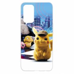 Чехол для Oppo Reno 5 4G Pikachu and Pokemon movie - PrintSalon