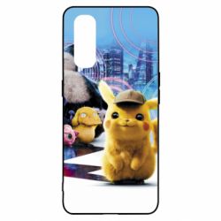 Чехол для Oppo Find X2 Pikachu and Pokemon movie - PrintSalon