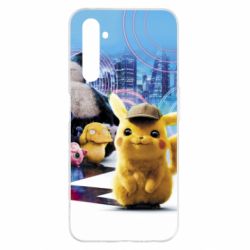 Чехол для Realme 6 Pro Pikachu and Pokemon movie - PrintSalon