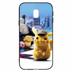 Чехол для Samsung J3 2017 Pikachu and Pokemon movie - PrintSalon