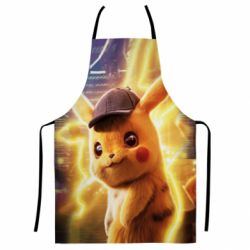 Фартук с 3D принтом Pikachu Detective Neon - PrintSalon