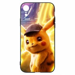 Чехол для iPhone XR Pikachu Detective Neon