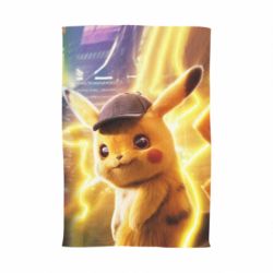 Полотенце с принтом Pikachu Detective Neon - PrintSalon