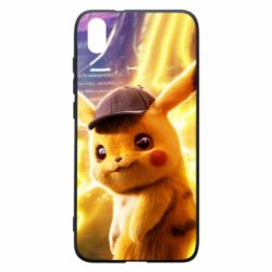 Чехол для Xiaomi Redmi 7A Pikachu Detective Neon - PrintSalon