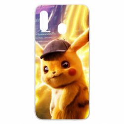 Чехол для Samsung A30 Pikachu Detective Neon - PrintSalon