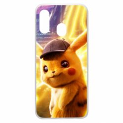 Чехол для Samsung A40 Pikachu Detective Neon - PrintSalon