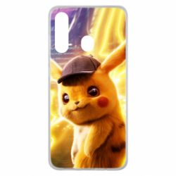 Чехол для Samsung M40 Pikachu Detective Neon - PrintSalon