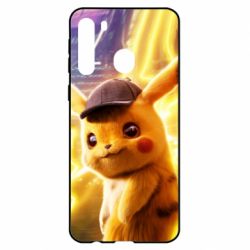 Чехол для Samsung A21 Pikachu Detective Neon - PrintSalon