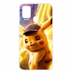 Чехол для Samsung M31 Pikachu Detective Neon - PrintSalon