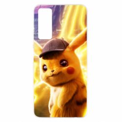 Чехол для Huawei P Smart 2021 Pikachu Detective Neon - PrintSalon