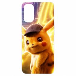 Чехол для Oppo Reno 4 Pikachu Detective Neon - PrintSalon