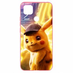 Чехол для Xiaomi Redmi 9c Pikachu Detective Neon - PrintSalon