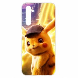 Чехол для Realme 6 Pro Pikachu Detective Neon - PrintSalon