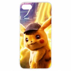Чехол для iPhone SE 2022 Pikachu Detective Neon - PrintSalon