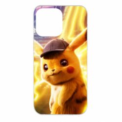 Чехол для iPhone 14 Pro Max Pikachu Detective Neon - PrintSalon
