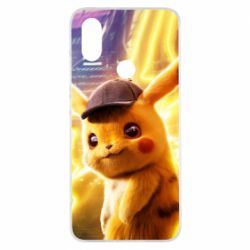 Чехол для Xiaomi Mi A2 Pikachu Detective Neon - PrintSalon