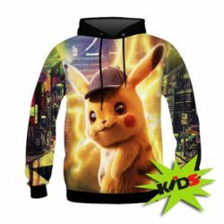 Дитяче 3D худі Pikachu Detective Neon